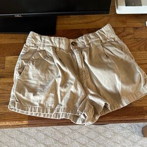 Free People Tan Shorts with Relaxed Fit